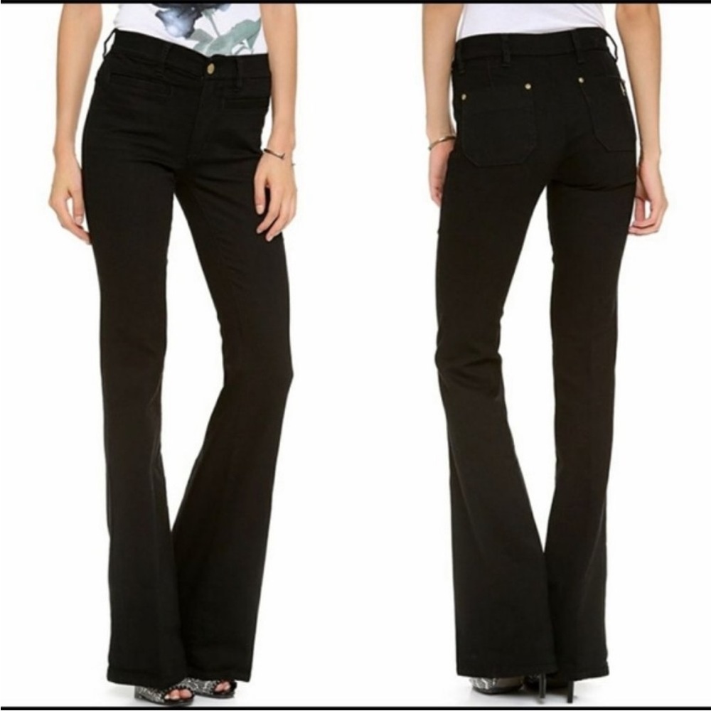 Black Flare Jeans - Women's Wide Leg Jeans